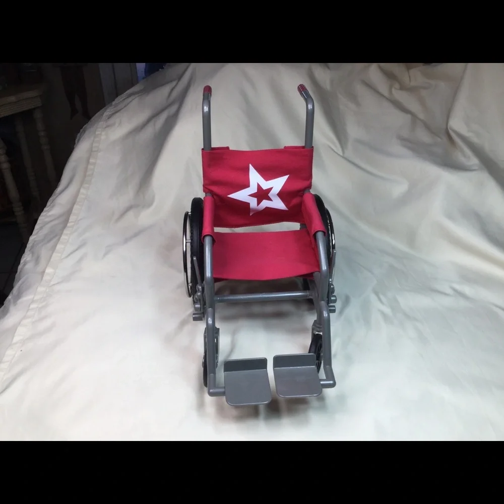 American Girl Red Star Doll Wheelchair